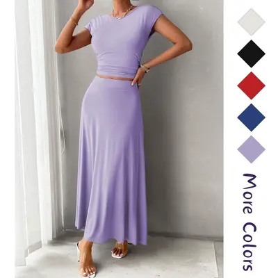 strapless open back dress Pleated Drop Waist Maxi Dress main image 1