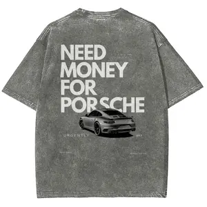[55% Sale] +[Free Ship] Need Money For 911 Unisex Fit Washed T-Shirt Washed T-Shirt - Heavyweight Oversized Streetwear Graphic Tee