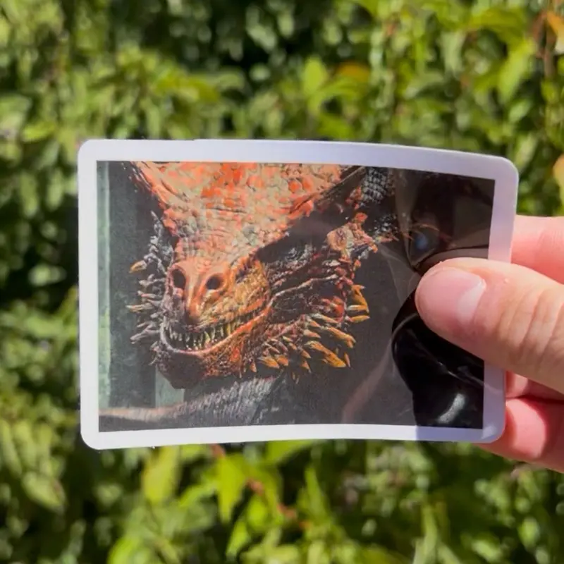 House of the Dragon Caraxes Waterproof UV-resistant Handmade Sticker