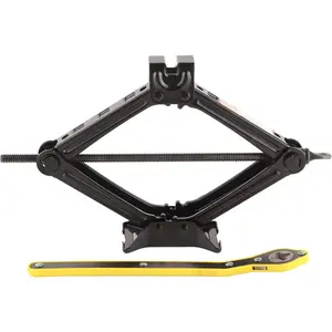 Scissor Lift Jack,Scissor Jack, Portable Steel Construction Lifting Jack for Car, Truck, Van, SUV, Stable and Reliable Emergency Roadside Tool