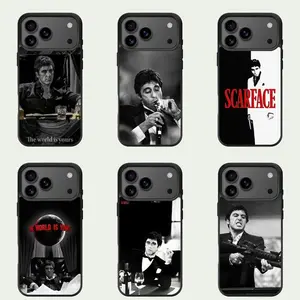 Tony Montana Phone Case, Scar Face Slim Phone Case, The World Is Your Movie, Gift For Fans, Accessories, For iPhone 17 Air 16 15 14 13 12 11 Pro Max Plus
