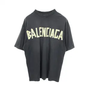 Pre-owned Balenciaga Cotton Small Leather Goods TAPE TYPE T shirt