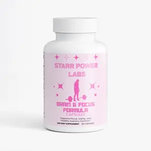 Star Power Labs Brain & Focus Formula Capsules - 60 Count - Supports Clarity Memory Function - Cognitive Health Supplement