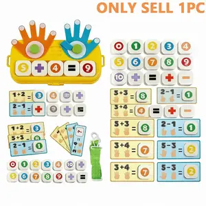 Counting Toys, Numerical Calculations, Math Puzzle Teaching Aids, Visual Learning Tools, Number Counting Blocks, Perfect Birthday and Halloween Gifts To Cultivate Children's Mathematical Counting and Brain Skills