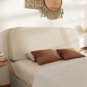 Headboard Only-No Assembly, Upholstered Headboard， Queen/Full/King/Twin Size Chenille Fabric Modern Style Headboard，Height Adjustable and Ergonomic HeadBoard