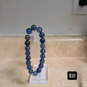 Blue Aventurine Stretchy Bracelet for Mental Clarity & Emotional Stability Comfortable Fit Stylish Accessory Enhances Daily Tranquility