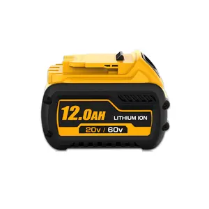 12000mAh/12Ah 20V/60V MAX Replacement for DeWalt DCB606 DCB609 DCB612 Batteries Compatible with DeWalt 20V/60V Variable Voltage Battery, Chargers and Power Tools 2Pack