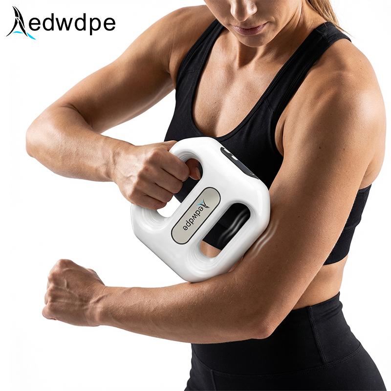 Fascial Ring Electric massager, with charging vibration function and included belt, suitable for relaxation during exercise, muscle relief, abdominal, leg and waist massage. A great gift for parents. home gym back quick heating