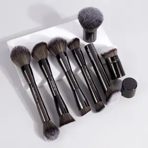 Maange 7-Piece Professional Makeup Brush Set, Foundation, Eyeshadow, Blush, Loose Powder Brushes, Ideal for Home, Travel, Outdoor Use