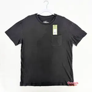 Goodfellow & Co - Men's Crew Neck T-shirt Pocket Relaxed Fit, Charcoal - 1 Pc