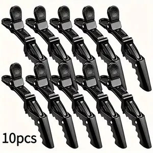10pcs Professional Alligator Hair Clips for Salon & Home Use Salon-Grade Hair Clips for Barbershops and DIY Hairstyling Hair Clips for Curls