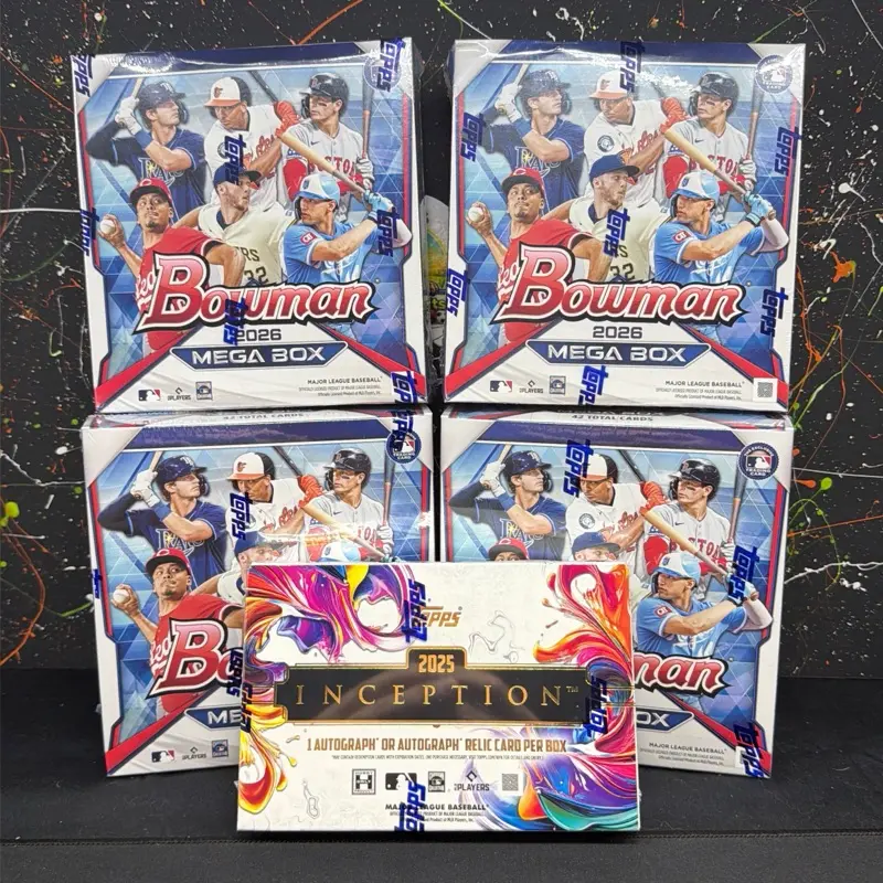 Break 119 1X 2026 Inception, 4X 2026 Bowman Mega