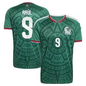 Unisex Soccer/Football Mexico National Team Raúl 9 FIFA x World Cup 2026 Home/Away Replica Jersey - Green