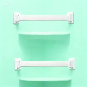 2-Pack Aluminum Shower Caddy Corner Shelf - Rust-Resistant Bathroom Organizer for RV Camper Travel Trailer - Space-Saving Adjustable Storage Bar - Durable Waterproof Shower Organizer for Small Spaces