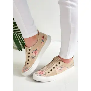 Alice Sneaker by Gypsy Jazz - Peach Floral - FINAL SALE