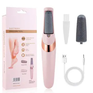 TikTokShopBlackFriday Rechargeable Electric Foot Dead Skin Remover, Foot Grinder, Cordless Pedicure Machine, Portable Foot File Cleaning Tool for Home and Travel, Electric Foot File, Foot Dead Skin Remover