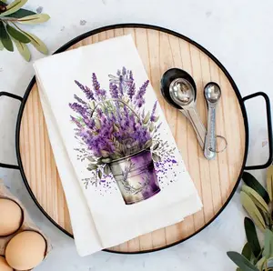 Lavender Pond Farm Tea Towel