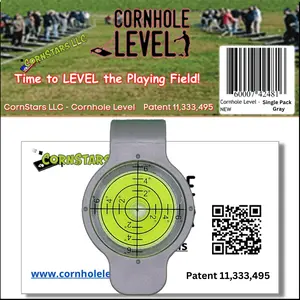 Corn hole Level Device - Single Pack - Gray