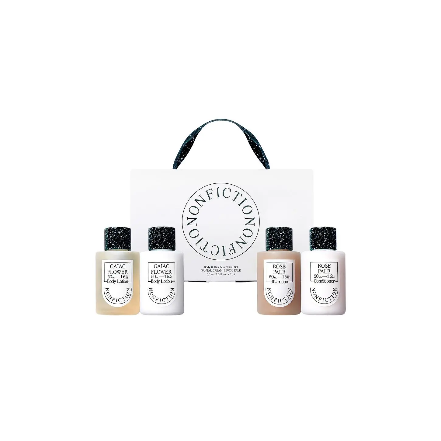 NONFICTION Body & Hair Mini Travel Set in Gaiac Flower & Rose Pale
