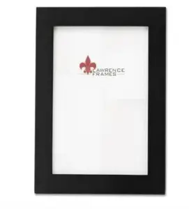 Lawrence Frames 34382 Lawrence Frames Black Wood 8x12 Picture Frame