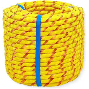 Arborist Rigging Rope Rope (1/2 in x 150ft) Braided Arborist Rope 48 Strands for Applications Construction Climbing Swing