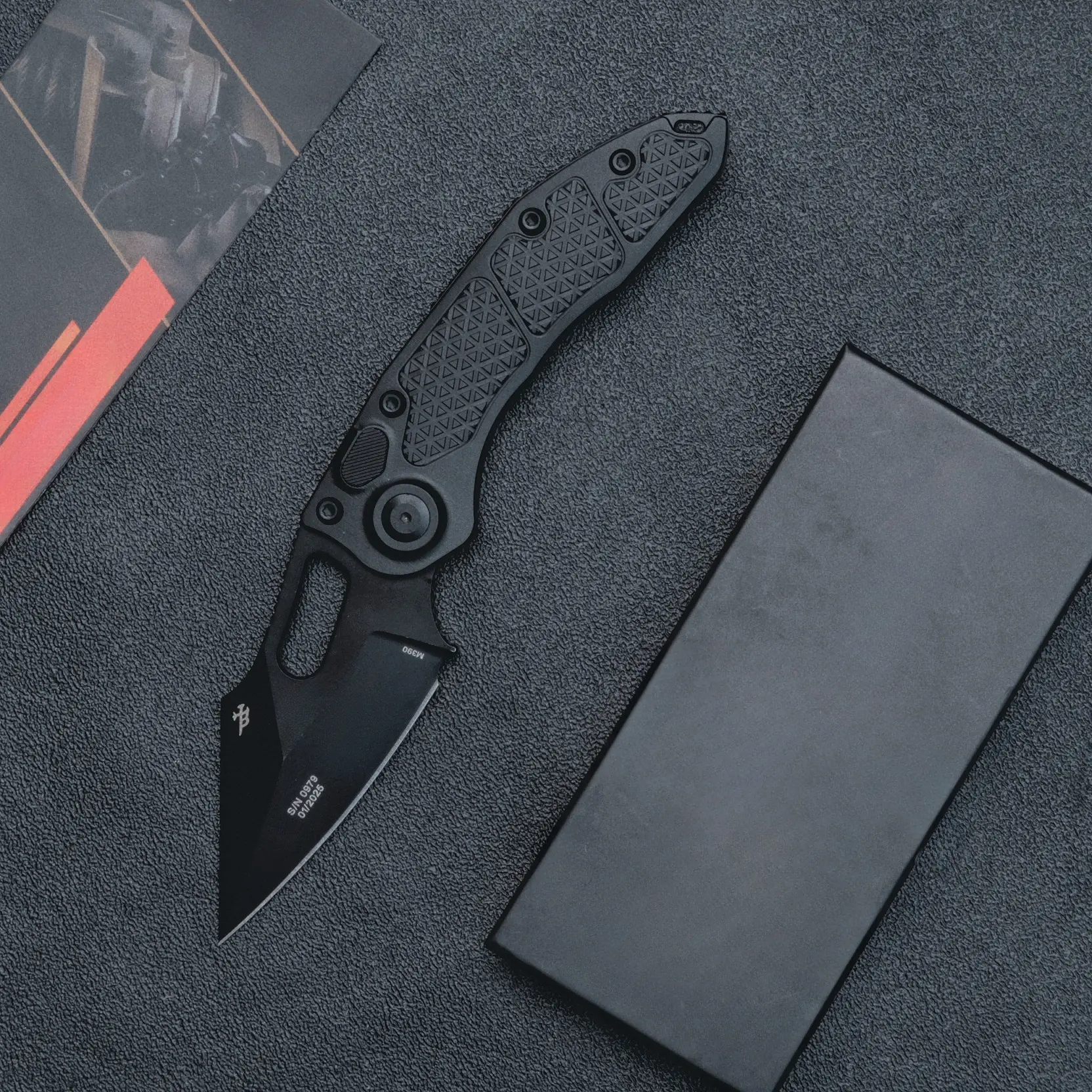 Stitch-A - Portable Folding Knife, Pure Aluminum Handle, M390 High Hardness Corrosion Resistant Steel, Outdoor Camping, Fishing, Driving EDC Tool, Portable Tool, Best Gift.