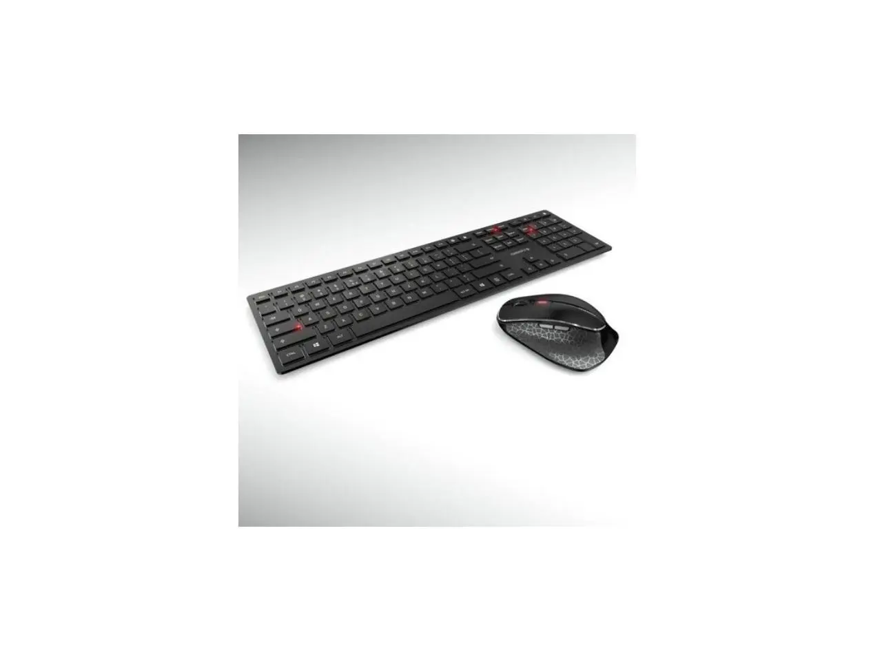 CHERRY DW 9500 SLIM Wireless Desktop with Bluetooth and RF Transmission - USB SX Wireless Bluetooth/RF 4.0 2.40 GHz Keyboard - English (US)   JD-9500US-2