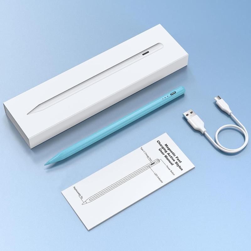 2025 gift ideaStylus Pen for iPad, 13 mins Fast Charge Stylus with Palm Rejection, Tilt Sensitivity, Compatible with 2018- 2025 iPad Air 3/4/5/6, iPad Mini 5/6, iPad 6/7/8/9/10, iPad Pro 11"/12.9"/M4