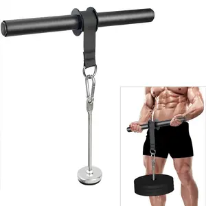 Forearm Wrist Roller without Weight Plate, 1 Count Wrist & Forearm Muscle Strengthener with Non Slip Handle, Fitness Equipment for Home Gym Workout