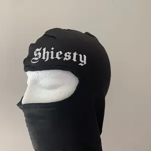 Custom Shiesty ski mask balaclava, black full face mask