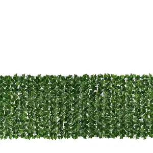 Artificial Ivy Privacy Screen Wall Panel, Realistic Greenery Background for Courtyard, Balcony, Garden, Indoor Outdoor Wall Decor