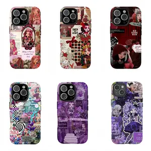 Ever After High Fan Art Cellphone Case, Rubber Casing with Nostalgic Childhood Cartoon Design, Trendy Tough Heavy-Duty Shockproof Protector, Fairytale Magic Aesthetic Phone Accessory for iPhone 17 Pro Max 16 Air 15 14 13 12 11