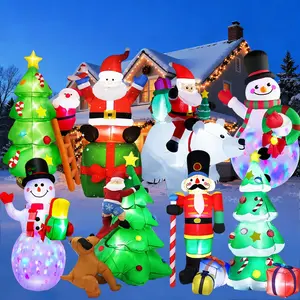 LED Lighted Outdoor Twinkle Lights Christmas Inflatable Welcome Decoration, Holiday Decor, Home Garden Yard Outdoor Store Display, Festive Xmas Ornament, Home Decoration, Yard Decoration, Outdoor Decoration, Garden Decoration, Store Decoration