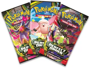 Pokemon TCG: Mega Evolutions - Perfect Order 3 Pack Blister (Chikorita)