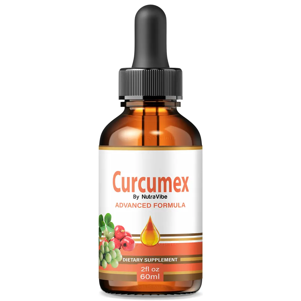 Curcumex Drops - Advanced Natural Dietary Supplement with 121mg Proprietary Blend for Health & Wellness