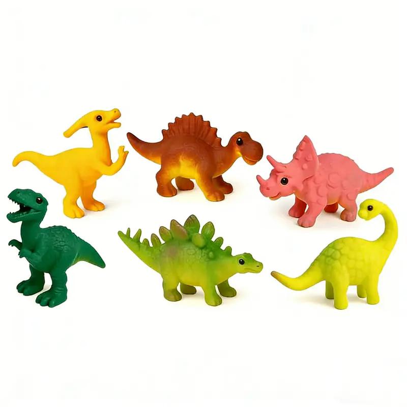 6pcs Hatching Growing Dinosaur Eggs with 6 Dinosaurs, Water-Activated Expansion Toy, Safe Fun Magic Transform Experience, Perfect for Easter & Birthday Gifts