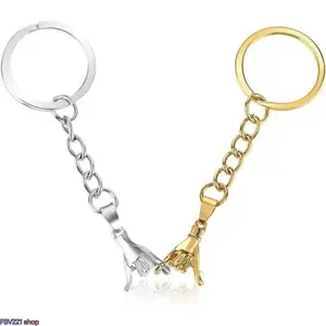 2PCS Pinky Theme Interlock Keychains - Cute Symbolic Gift Ready Set for Couples, Portable Size Trendy Daily Carry Charm, Durable Keepsake for Anniversary, Keychains for Women by SpringStatements, Anniversary & Valentine's Gift for Lovers