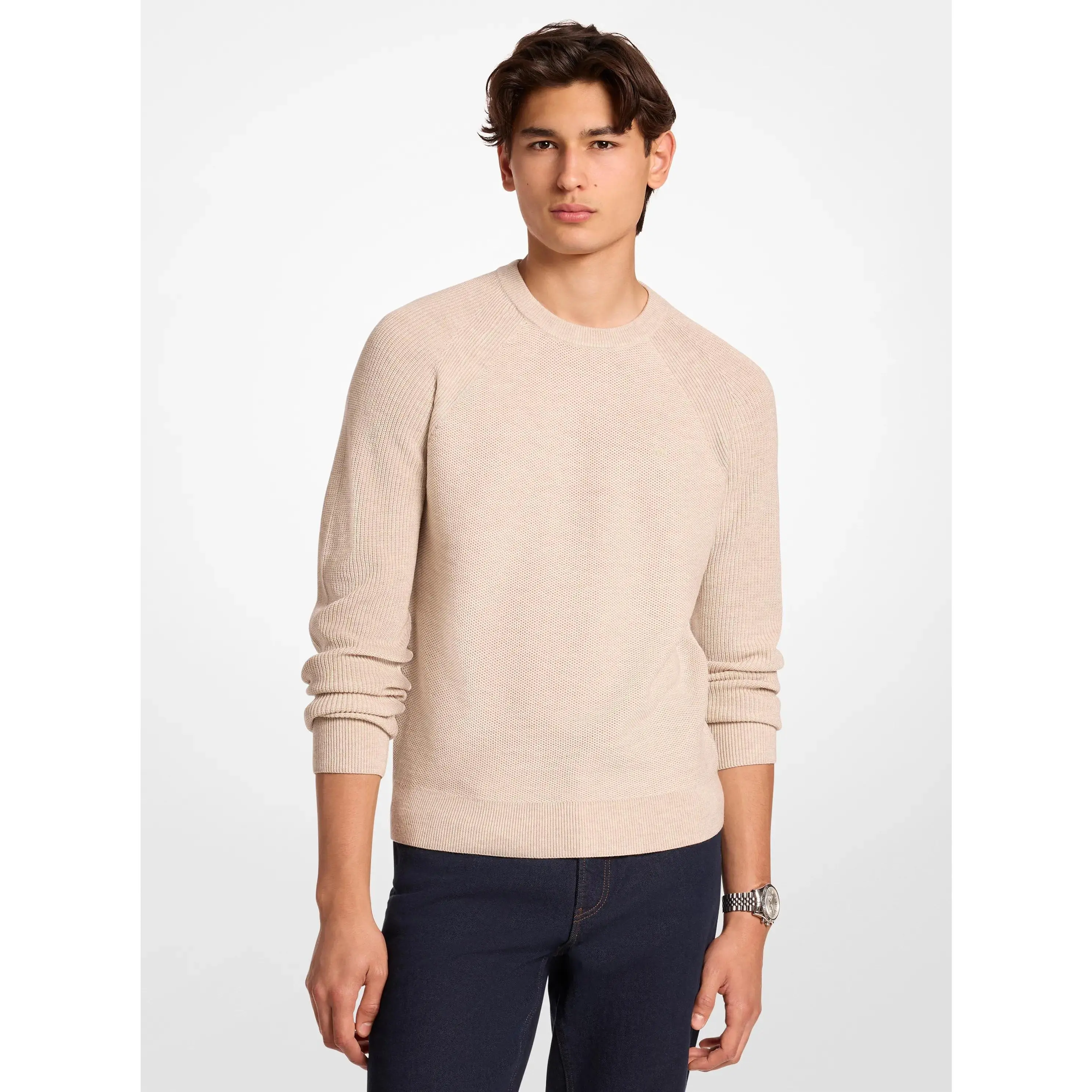 Wool Blend Crewneck Sweater