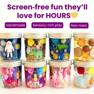 Magic Play Dough Jars