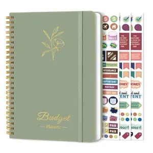 Budget Planner - Monthly Budget Book 2024 with Expense & Bill Tracker - Undated 12 Month Financial Planner/Account Book
