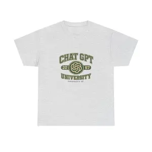 Chat GPT University T-shirt Chat GPT University T-shirt