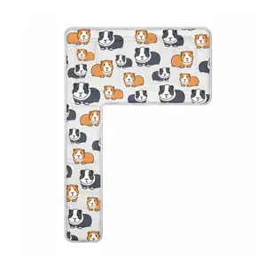 Loft & Ramp Liner - Guinea Pigs on Gray (updated pattern)