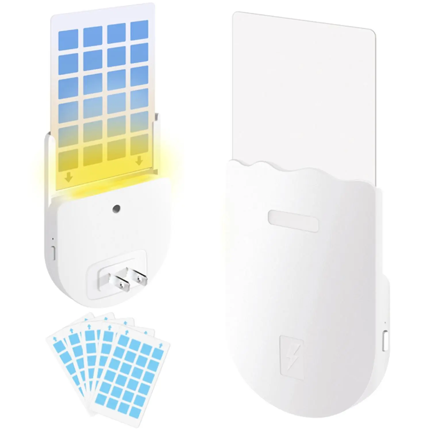 Mosquito Fly Trap Lamp with 5 Glue Cards Indoor Fly Trap Flying Insect Traps Night Light with Dimmable Mode for Fruit Flies Bugs Mosquito Pest