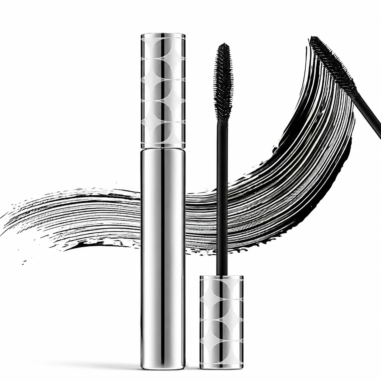 Black Mascara Lengthening Curling Volume Mascara, Waterproof Smudge Resistant Eyelash Makeup, Buildable Lash Definition for Natural & Glam Looks Lightweight Long Lasting