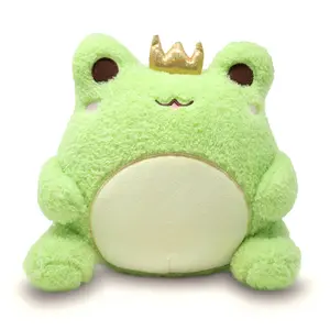 Wawa the Prince (Cute Soft Kawaii Green Frog Plushie)
