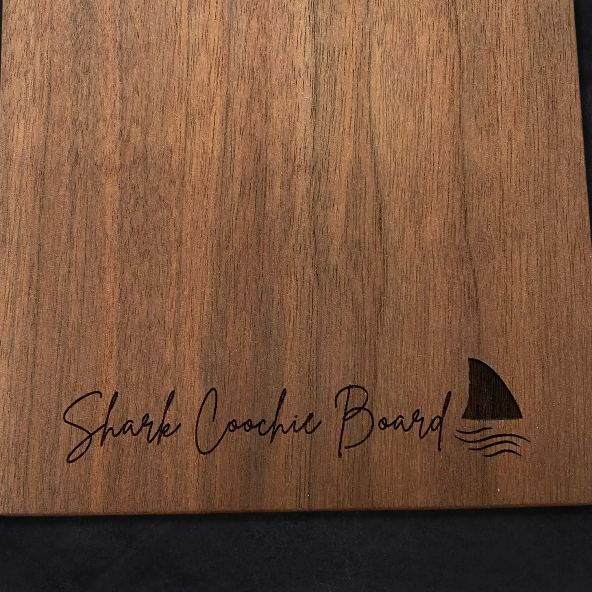 Shark Coochie Cheese Serving Board