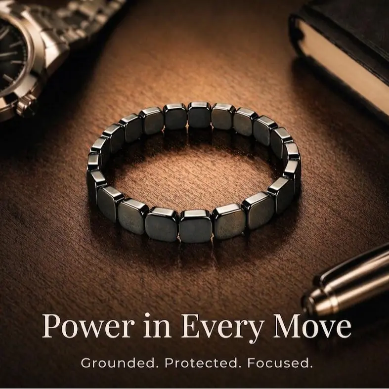 Handmade Natural Black Tourmaline Bracelet for Men Women Minimalist Confidence Inspirational Jewelry Gifts with Gift Box