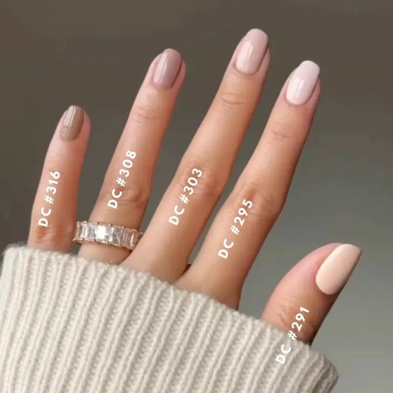DND DC Nude colors Gel ONLY 5 colors to pick nail care nail art color easter color nude pink gel lilac gel natural gel nail