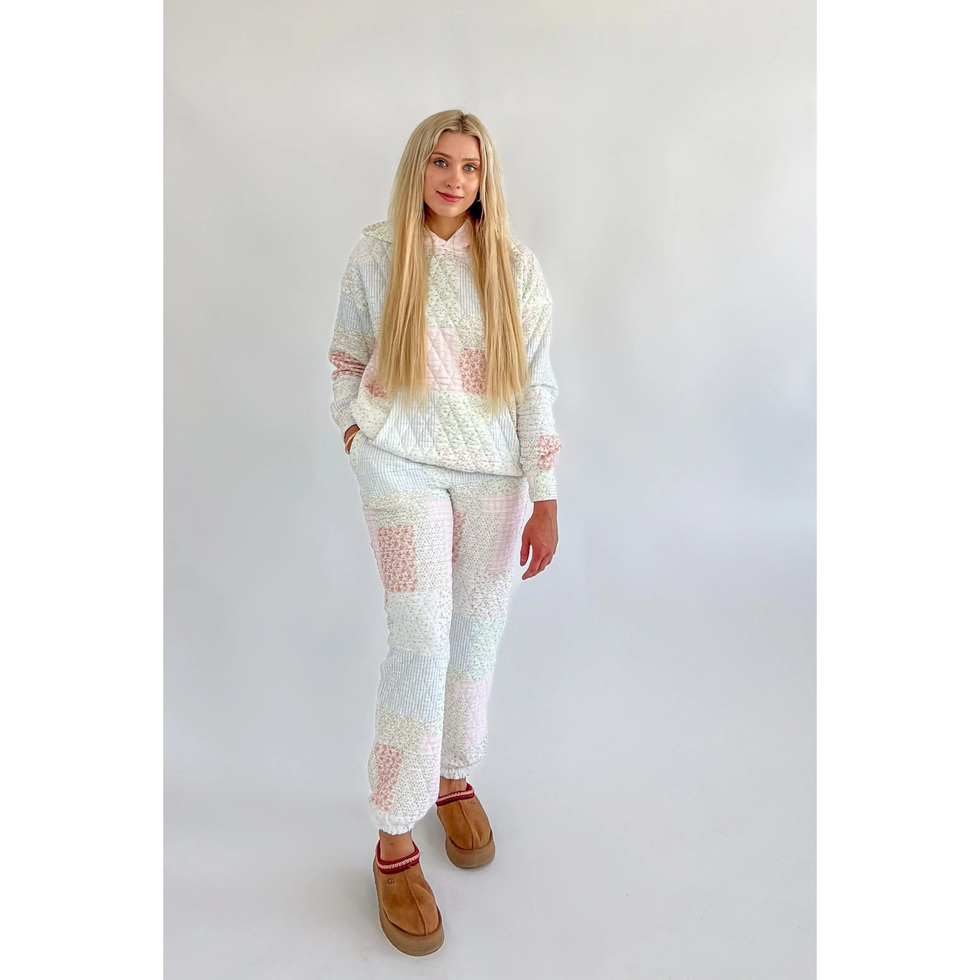 Sweet Cider Patchwork Joggers