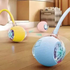 Electric Cat Toy Ball with Tail - Colorful Design for cat Fun